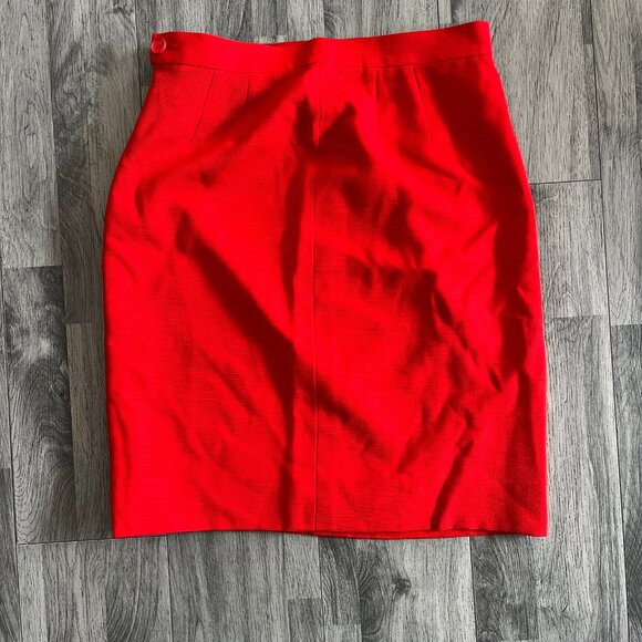 BALENICAGA VINTAGE SET BLAZER JACKET & SKIRT MADE IN FRANCE - Picture 9 of 12